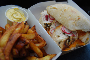 burger frites Messieurs Dam's